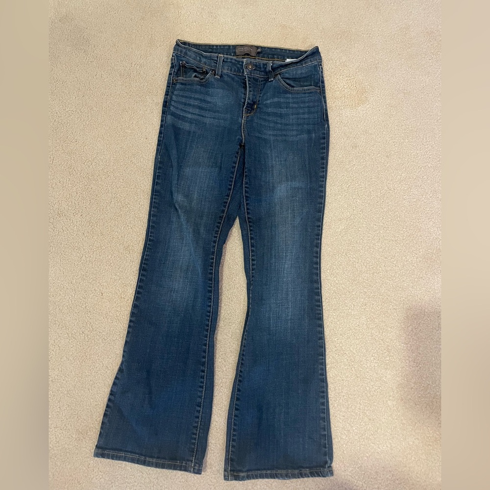 Levi's Blue Flare Wide Leg Jeans